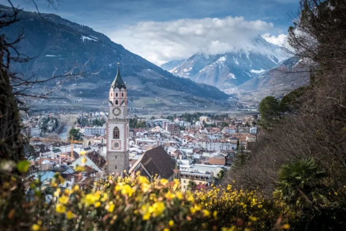 Un bellissimo scorcio di Merano