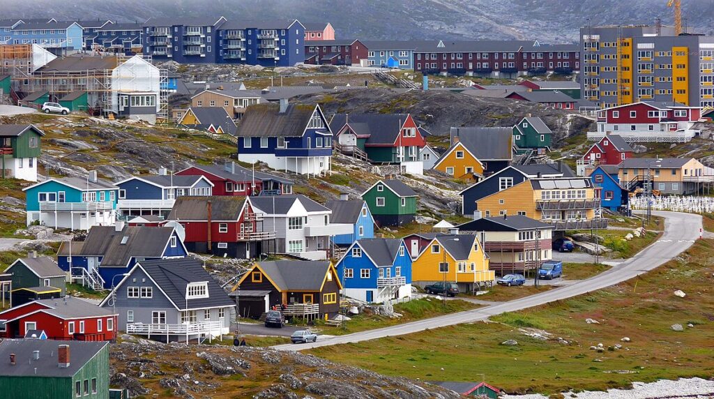 Nuuk è la capitale della Groenlandia